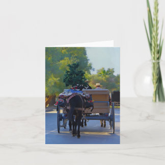 Kerstkaart: Kerstavond in Death Valley Feestdagen Kaart