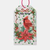 Kerstkaart kerstkaart vogels cadeaulabel (Achterkant)