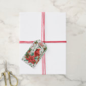 Kerstkaart kerstkaart vogels cadeaulabel (Met Touw)