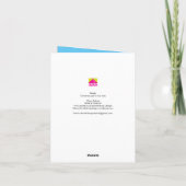 Kerstkaart: Kerstkatten in rode petten Feestdagen Kaart (Achterkant)