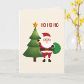 kerstkaart - kerstkerstkaart kaart (Gele Bloem)