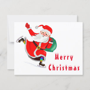 kerstkaart kerstkerstkerstman met cadeaus