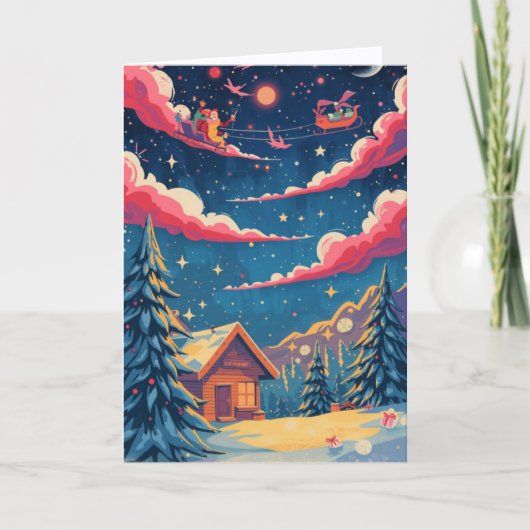 Kerstkaart - Kerstmagie Kaart (Voorkant)