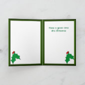 Kerstkaart, Kerstman wordt fit Feestdagen Kaart (Binnen)