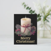 Kerstkaart kerstmis briefkaart (Staand voorkant)