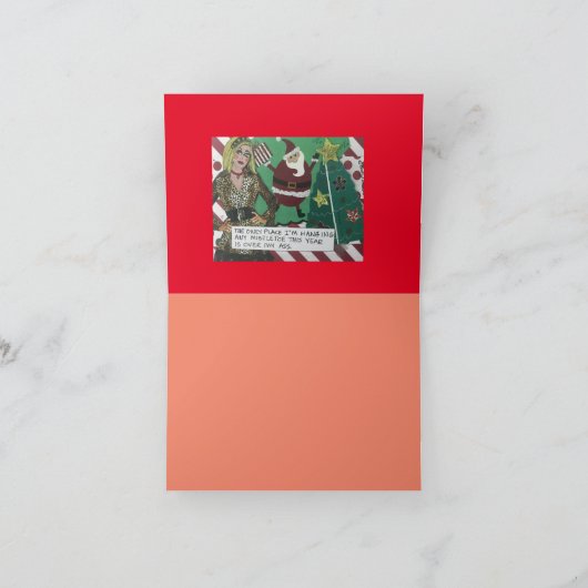 Kerstkaart, kerstmis kaart (Binnen)