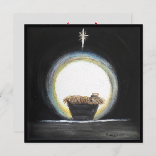 kerstkaart kerstmis kerstmis (Voorkant / Achterkant)