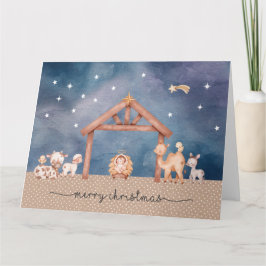 Kerstkaart_Kerststal Kaart