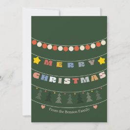 Kerstkaart Kralen