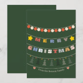 Kerstkaart Kralen (Voorkant / Achterkant)