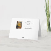 kerstKaart - Kunst voor kinderen - kardinaal Feestdagen Kaart (Achterkant)