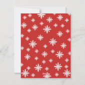 Kerstkaart 'Laat het sneeuwen' (Achterkant)