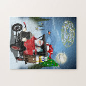 kerstkaart legpuzzel (Horizontaal)