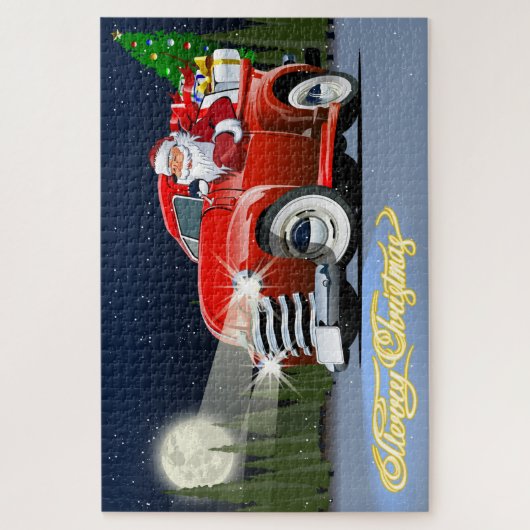 kerstkaart legpuzzel (Verticaal)