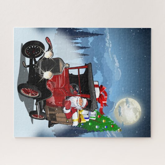 kerstkaart legpuzzel (Horizontaal)