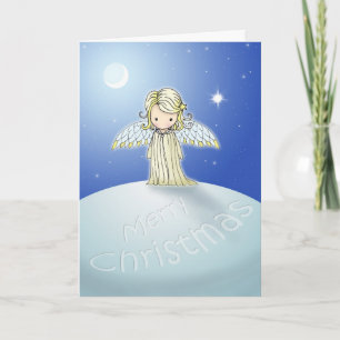Kerstkaart Lieve Engel Feestdagen Kaart