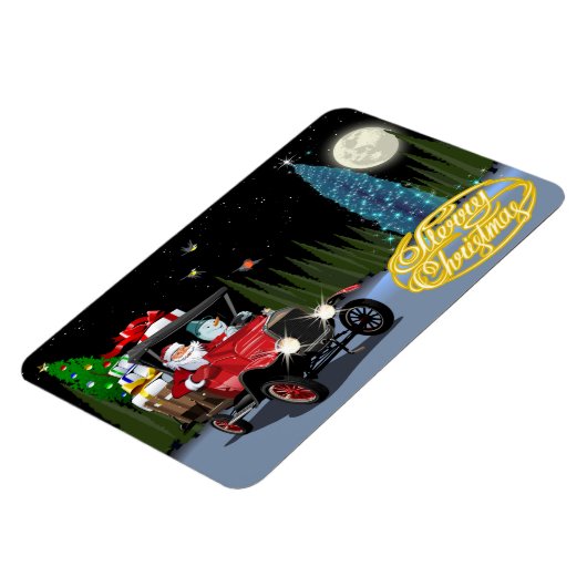 kerstkaart magneet (Linkerzijde)