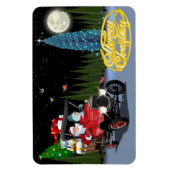 kerstkaart magneet (Verticaal)