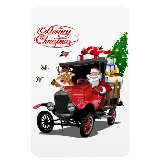 kerstkaart magneet (Verticaal)