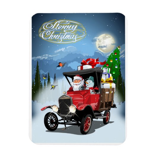 kerstkaart magneet (Verticaal)