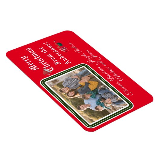 kerstkaart Magnet Magneet (Rechterzijde)