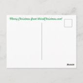 Kerstkaart Mammoet en Dinotherium Briefkaart (Achterkant)