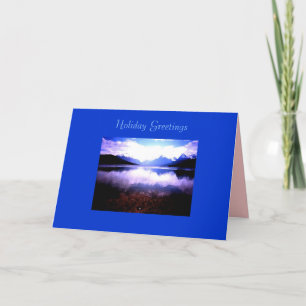 Kerstkaart, McDonald Glacier NP Feestdagen Kaart