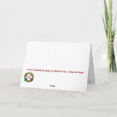 Kerstkaart Mele Kalikimaka Hawaï Feestdagen Kaart (Achterkant)