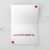 Kerstkaart Mele Kalikimaka Hawaï Feestdagen Kaart (Binnen)