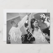 Kerstkaart 'Merrily Ever After' met achterkantberi (Voorkant)