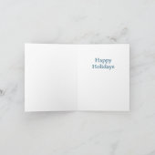 Kerstkaart Merry and Bright Feestdagen Kaart (Binnen)