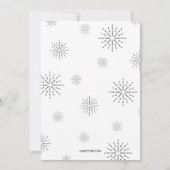 Kerstkaart met 1 foto en steruitbarsting in het gr (Achterkant)