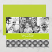 Kerstkaart met 3 foto's (Voorkant / Achterkant)