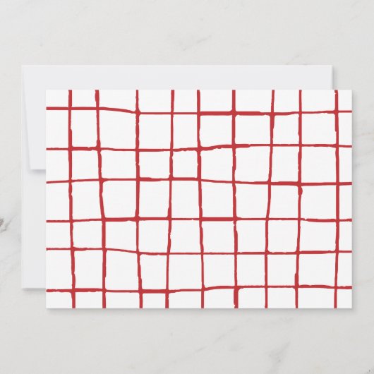 Kerstkaart met 3 foto's 'Merry & Bright' Kaart (Achterkant)