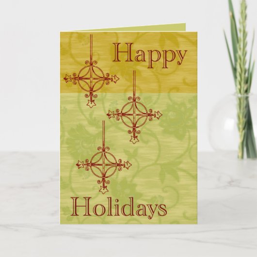 kerstkaart met 70 stijlen feestdagen kaart (Voorkant)