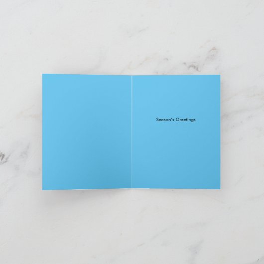 Kerstkaart met "Alles komt goed" citaat. Kaart (Binnen)