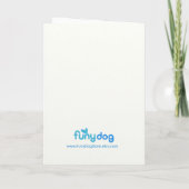 Kerstkaart met Australian Shepherd Kaart (Achterkant)