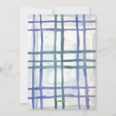 Kerstkaart met blauwe ruit (Achterkant)