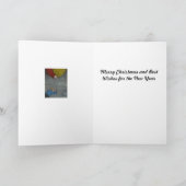 Kerstkaart met Boeken Feestdagen Kaart (Binnen)