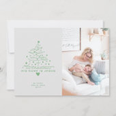 Kerstkaart met boom 'Liefde werd geboren' (Voorkant)