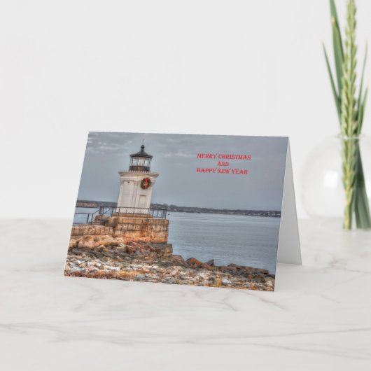 Kerstkaart met Bug Light Bedankkaart (Voorkant)