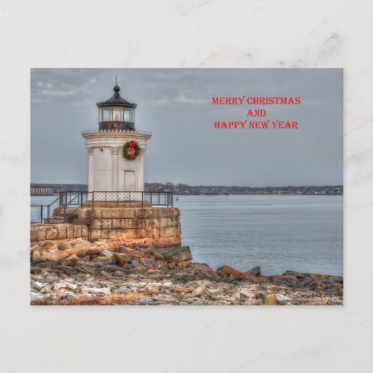 Kerstkaart met Bug Light Briefkaart (Voorkant)