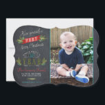 kerstkaart met Chalkboard<br><div class="desc">Deze elegante fotokaart is zeker om uw ontvangers te verheugen! Op de kaart staat: "Heb jezelf een prettige kerst en een vrolijk nieuwjaar" Design met Sweet Pea-kaarten. Bekijk andere unieke en mooie design in mijn Zazzle-winkel! http://www.zazzle.com/sweetpeacards</div>