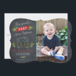 kerstkaart met Chalkboard<br><div class="desc">Deze elegante fotokaart is zeker om uw ontvangers te verheugen! Op de kaart staat: "Heb jezelf een prettige kerst en een vrolijk nieuwjaar" Design met Sweet Pea-kaarten. Bekijk andere unieke en mooie design in mijn Zazzle-winkel! http://www.zazzle.com/sweetpeacards</div>