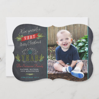 kerstkaart met Chalkboard