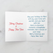 Kerstkaart met de magie van Kerstmis Feestdagen Kaart (Binnen)