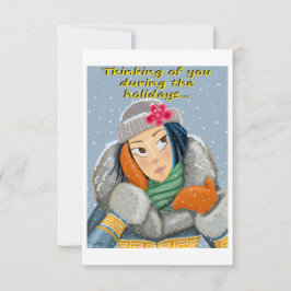 Kerstkaart met Denk Aan Jou Kaart