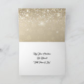 Kerstkaart met edelhert feestdagen kaart (Binnen)