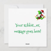 Kerstkaart met een Kikkertje (Achterkant)