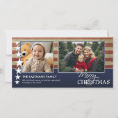 Kerstkaart met een patriotisch thema (Voorkant)